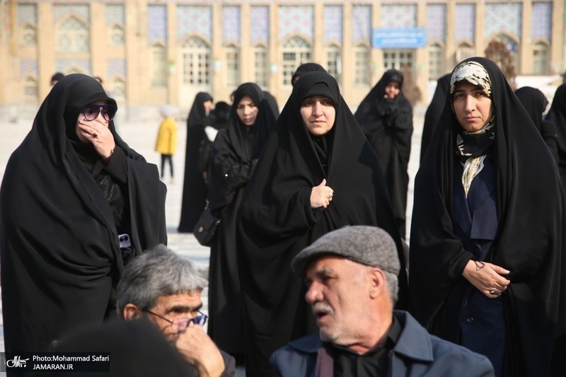 مراسم تشییع و خاکسپاری پدر دکتر جوادی یگانه