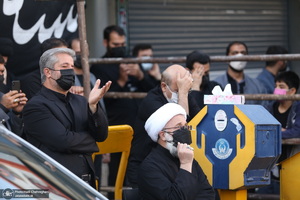 مراسم عزاداری شهادت حضرت امام علی(ع) با حضور آیت الله العظمی وحید خراسانی