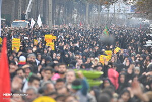 راهپیمایی مردم سراسر کشور در محکومیت ترور سردار قاسم سلیمانی 
