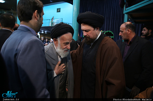 مراسم وداع با پیکر آیت الله هاشمی رفسنجانی(ره) در حسینیه جماران-10