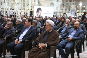 مراسم چهلمین روز در گذشت نوه قدرت الله علیخانی در حرم مطهره امام خمینی (س)