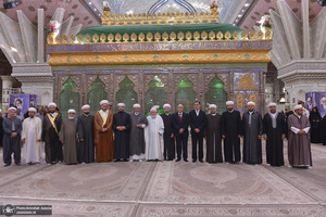 ادای احترام جمعی از علمای اهل سنت کشور سوریه به مقام شامخ حضرت امام (س)