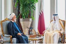 محسنی اژه‌ای رییس قوه قضاییه با امیر قطر دیدار کرد