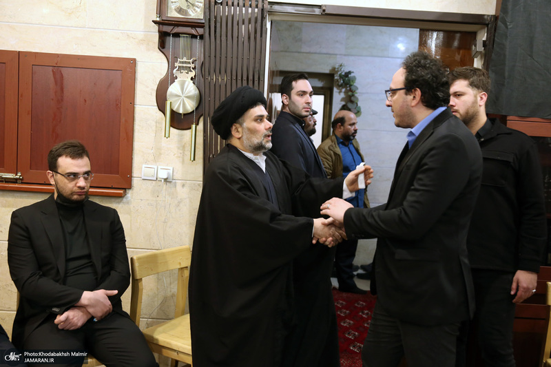 حضور شخصيت هاي سياسي در منزل مرحوم آیت الله بجنوردی 1