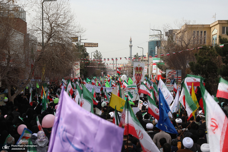 راهپیمایی 22 بهمن در قم