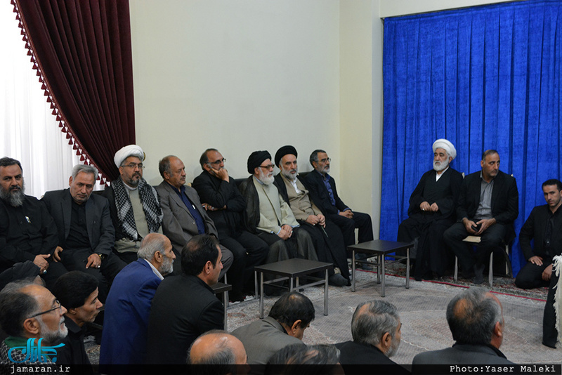 دیدار اعضای هیئت های مذهبی و پایگاه کمک رسانی به خانواده های بی سرپرست و ایتام مراغه با  سید حسن خمینی