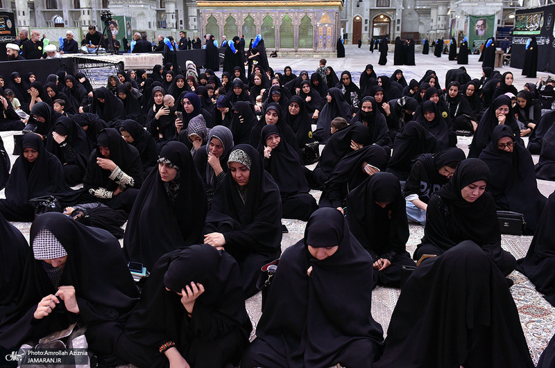 اولین شب عزاداری حضرت اباعبدالله الحسین (ع) در حرم امام خمینی