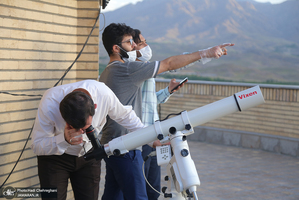 استهلال ماه شوال در رصدخانه امام علی(ع) روستای ویریج