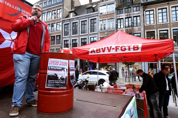 تظاهرات ضدترامپ در بلژیک+ تصاویر

