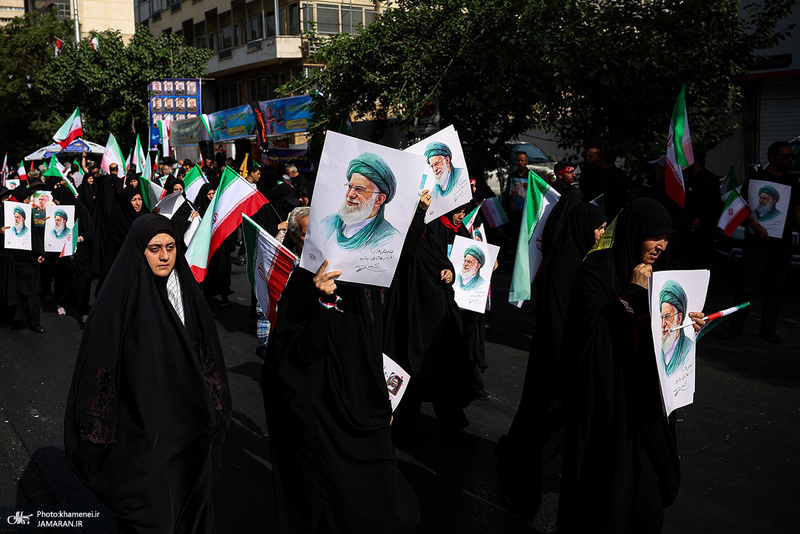 مراسم تشییع شهدای جنگ تحمیلی رژیم صهیونیستی در تهران-7
