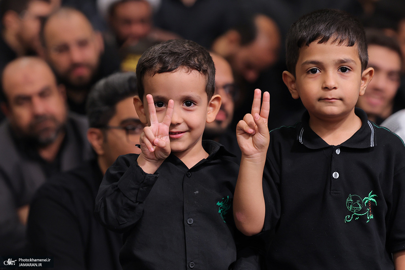 آخرین شب مراسم عزاداری محرم در حسینیه امام خمینی