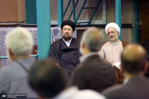 دیدار جمعی از جانبازان واقعه هفتم تیر با سید حسن خمینی