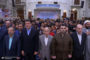 تجدید میثاق مدیرکل و جمعی از کارکنان اداره آموزش و پرورش شهرستان های استان تهران با آرمان های امام(س)