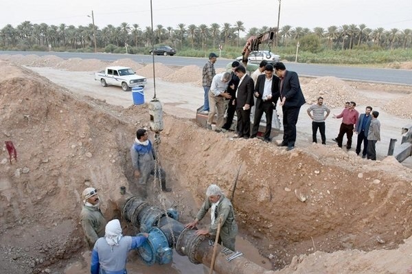 آب شرب قصرشیرین وصل شد