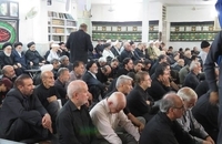 مراسم عزاداری عاشورای حسینی سال ۱۴۰۵ در دفتر آیت الله العظمی صانعی (ره) در قم (4)