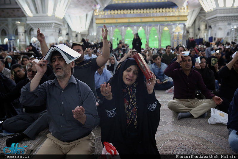 مراسم احیاء شب بیست و سوم ماه مبارک رمضان در حرم مطهر امام خمینی (س)/