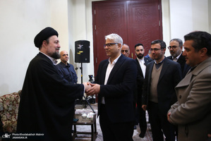 دیدار وزیر ارتباطات و معاونین با سید حسن خمینی