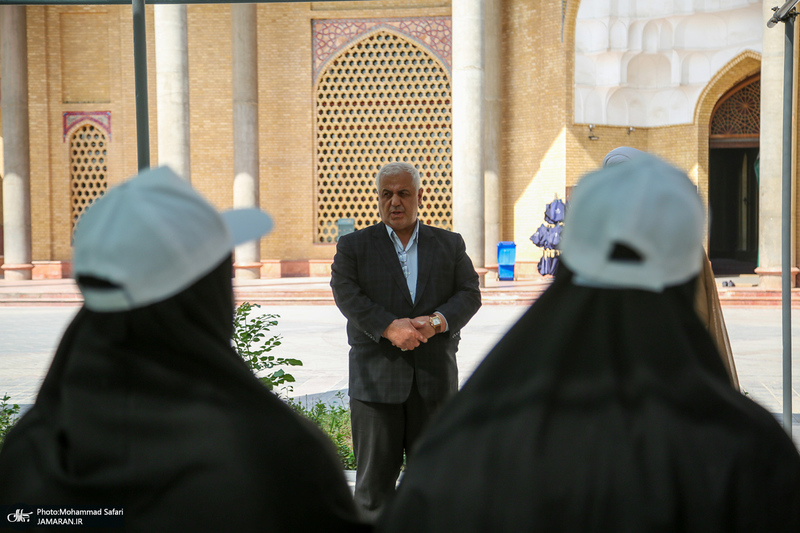 ادای احترام ورزشکاران و قهرمانان پارالمپیکی ایران به مقام شامخ شهدا