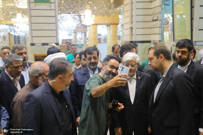 دومین روز سفر محمدرضا عارف به قم