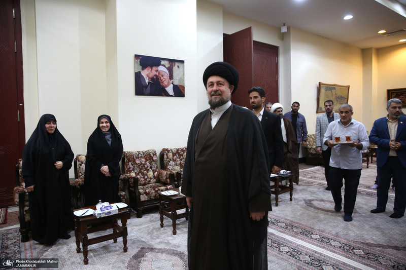 دیدار رئیس و اعضای هیأت رئیسه کمیته ملی پارالمپیک با سید حسن خمینی