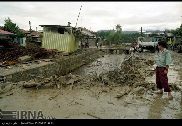 روستای «ماوا» در یک قدمی مدفون شدن زیر سیلاب است