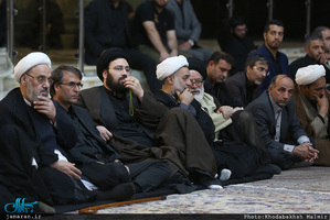 مراسم عزاداری شب تاسوعای حسینی در حرم مطهر امام خمینی (س)