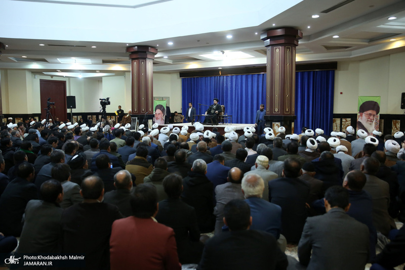 دیدار جمعی از مهاجرین افغانستانی در ایران با سید حسن خمینی