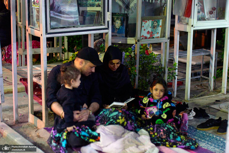 احیای شب بیست و یکم ماه مبارک رمضان در گلزار شهدای بهشت زهرا (س)