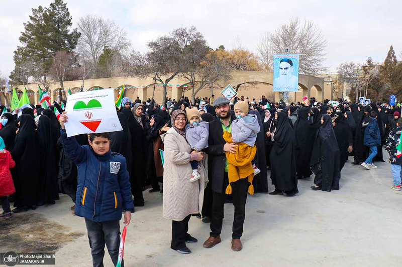 راهپیمایی باشکوه 22 بهمن در خمین