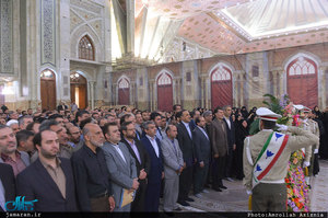 تجدید میثاق وزیر و کارکنام وزارت آموزش و پرورش با آرمان های حضرت امام(س)