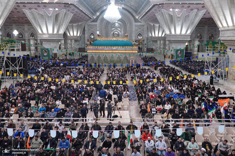 اجتماع «کارگران در مسیر حاج قاسم» در حرم امام خمینی