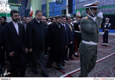 گزارش تصویری/ ادای احترام معاون رییس جمهور افغانستان به مقام شامخ بنیانگذار جمهوری اسلامی