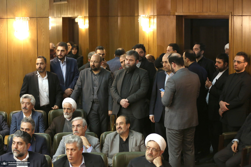 مراسم چهلمین روز درگذشت آیت الله بجنوردی در دائره المعارف بزرگ اسلامی - 3