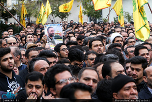 مراسم وداع و تشییع پیکر شهید مدافع حرم حمیدرضا ضیائی