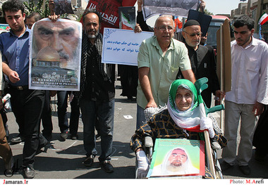 راهپیمایی باشکوه روز قدس برگزار شد