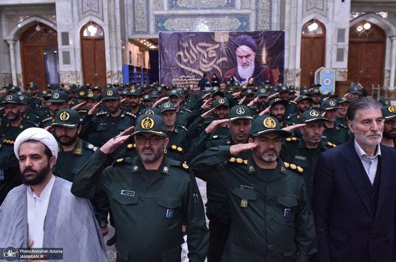 تجدید میثاق فرماندهان و پرسنل تیپ مکانیزه 20 رمضان نیروی زمینی با آرمان‌های امام راحل (ره)