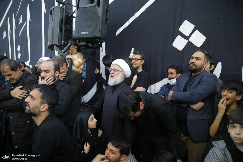 دسته عزاداری شهادت حضرت علی (ع) با حضور آیت‌الله العظمی وحید خراسانی
