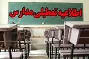 کولاک شدید مدارس بردسیر و گلزار را به تعطیلی کشاند