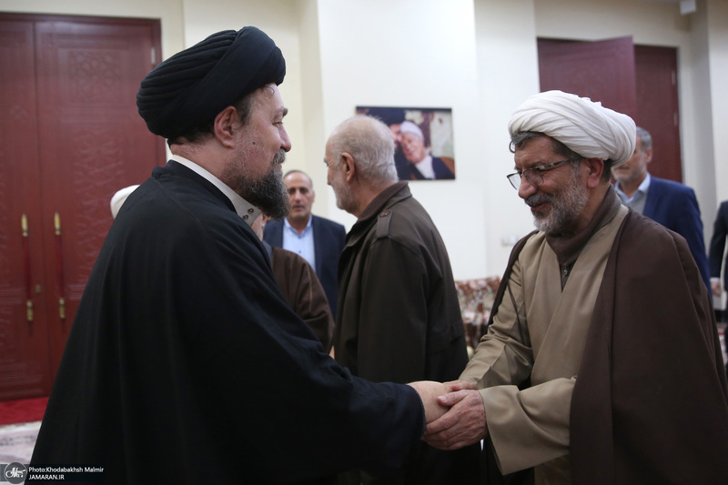 دیدار دبیر شورای عالی انقلاب فرهنگی  باسید حسن خمینی