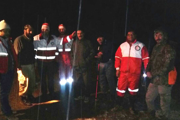 امدادگران زنجانی سه کوهنورد ابهری را نجات دادند
