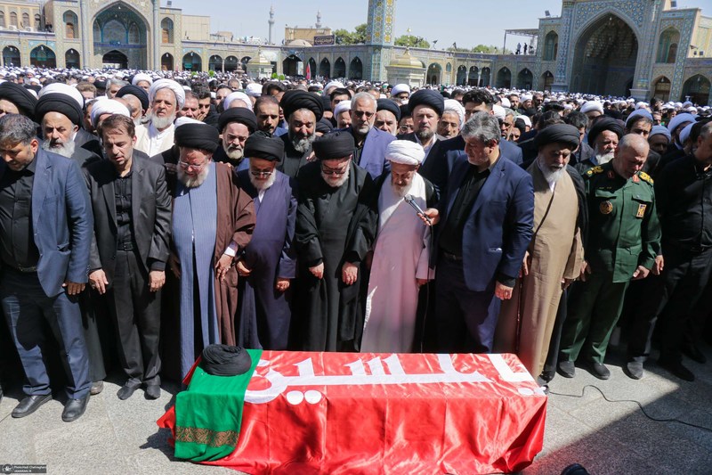 مراسم تشییع آیت الله العظمی شبیری زنجانی -۱
