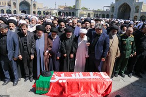 مراسم تشییع آیت الله العظمی شبیری زنجانی -۱