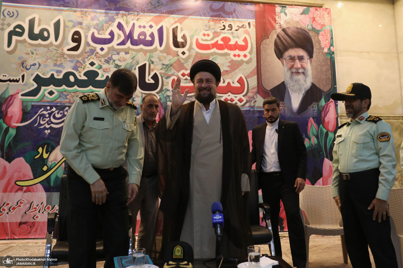 مراسم تجدید میثاق فرماندهان و کادر فراجا با آرمان‌های امام راحل