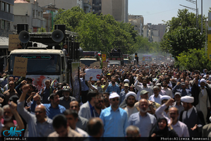 تشییع پیکر شهدای ترور در تهران