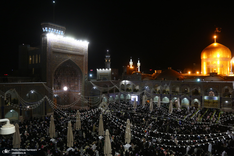 مراسم احیای شب بیست و سوم ماه رمضان در حرم مطهر امام رضا (ع)