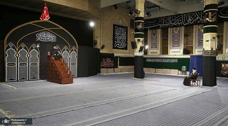 مراسم عزاداری شب عاشورای حسینی (ع) در حسینیه امام خمینی