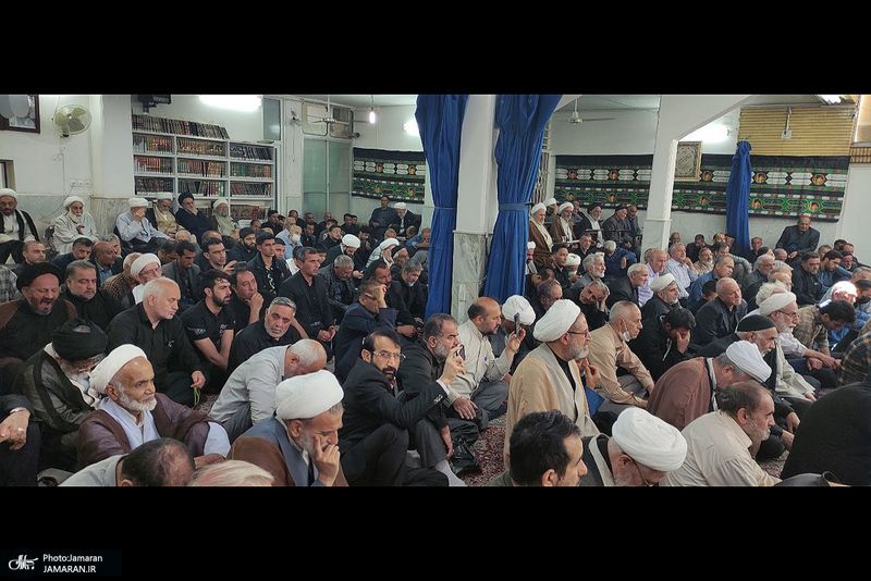 مراسم عزاداری شهادت امام صادق (ع)  در بیت آیت الله العظمی صانعی (ره)