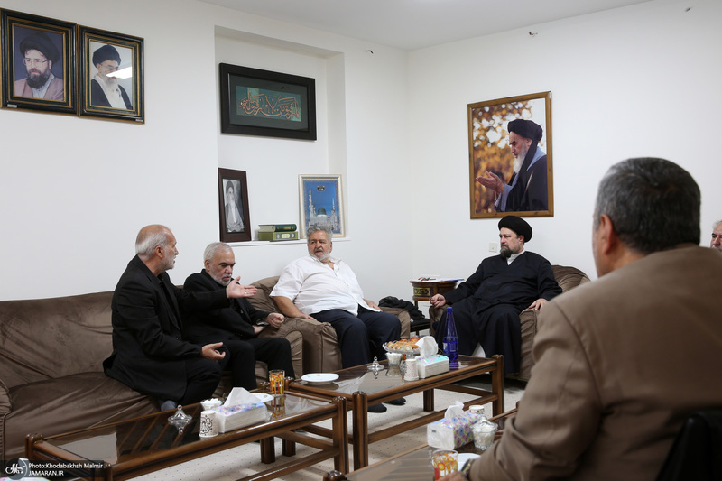 دیدار مدیران سابق تیم های پرسپولیس و استقلال با سید حسن خمینی