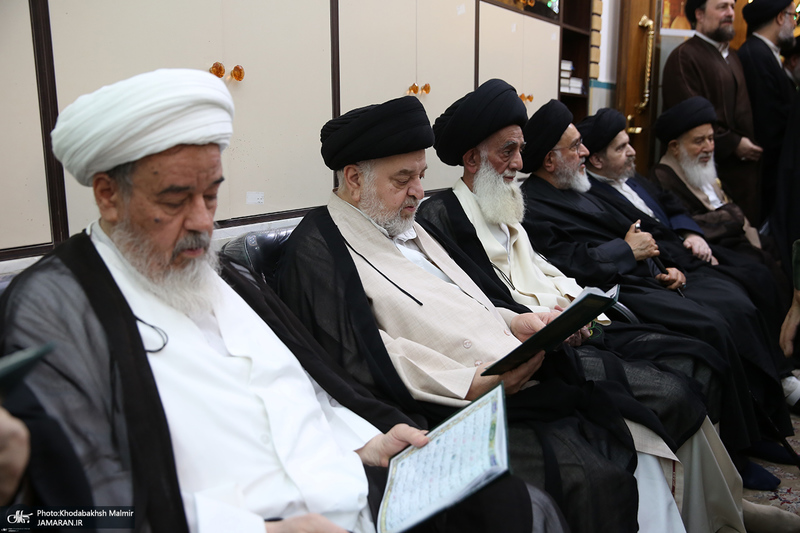 مراسم ختم همسر شهید آیت الله سید مصطفی خمینی (ره) -2