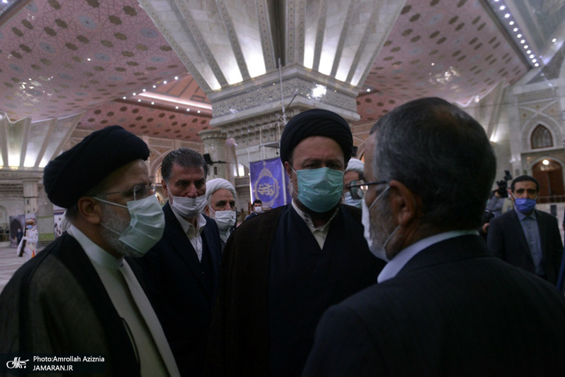 تجدیدمیثاق رئیس قوه قضائیه و مسئولان عالی قضایی با آرمان‌های حضرت امام خمینی(س)